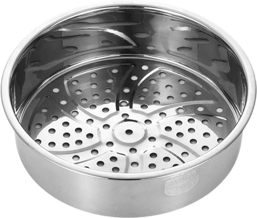 Stoomrek Roestvrij Staal Stoompan Inzet Gezond Koken Verdikt Materiaal 22.5 cm Zilver