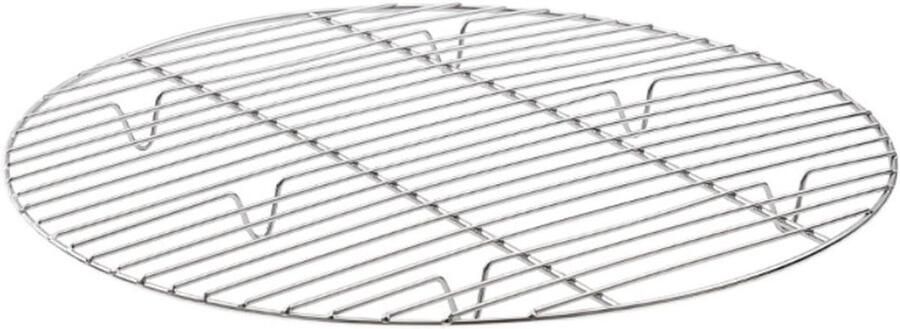Roestvrijstalen stoomrek Koelrek bakrek Koken en bakken Innovatief waterafscheiding 26 cm diameter Zilverkleurig