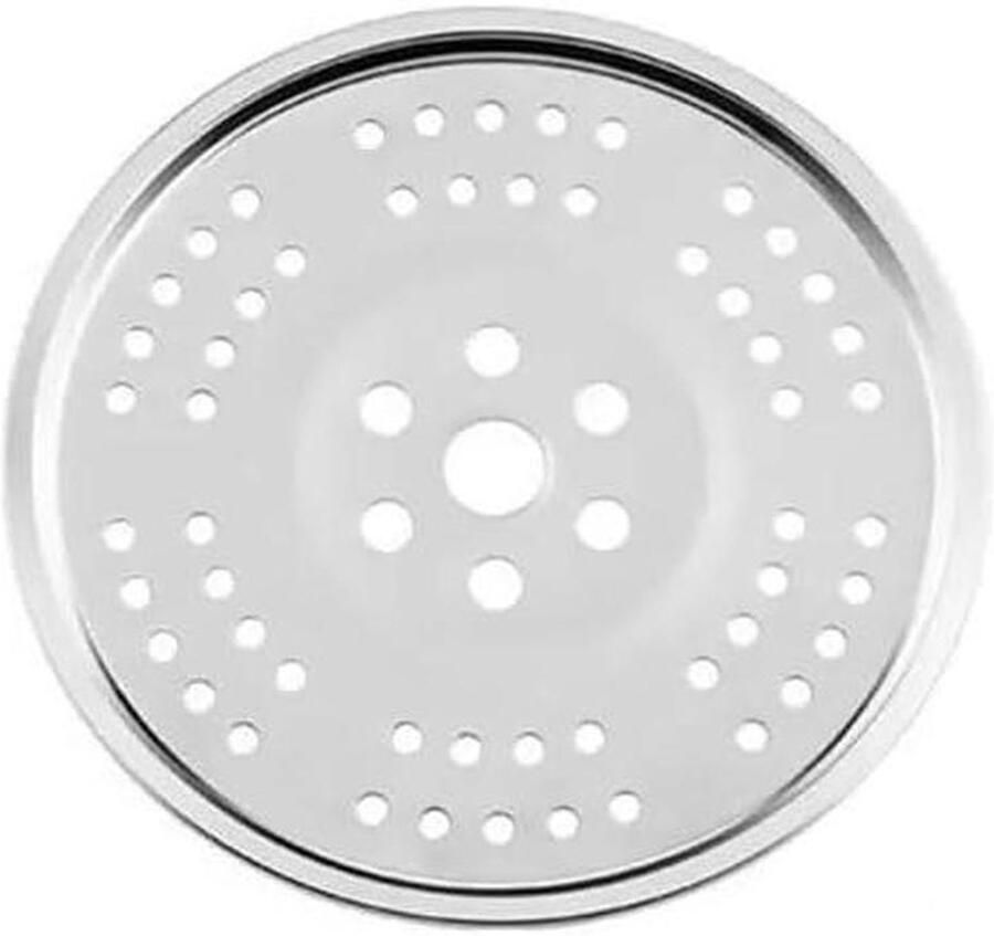 Stoomrek RVS Kookmandje Pan Gezond Koken Vaatwasserbestendig 18 cm Zilver