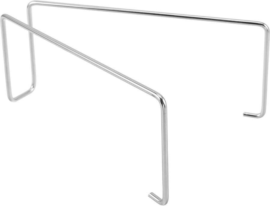 Stoomrek RVS Kookrek Onderzetter Gezond Koken Stabiele Driepoot 16.7 cm Zilver