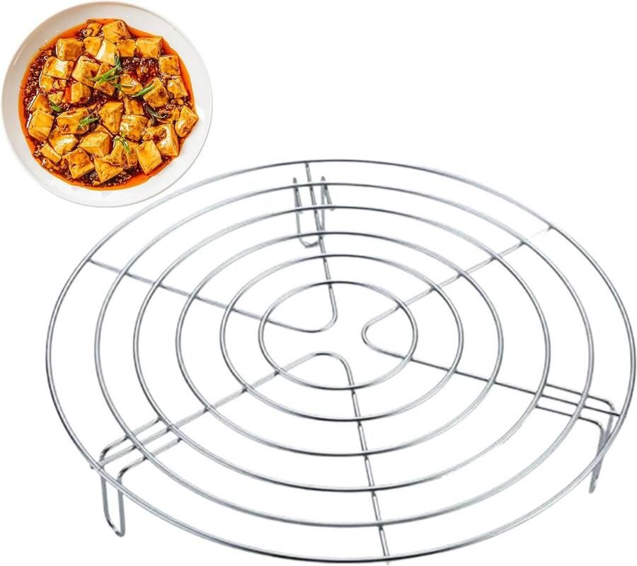 Stoomrooster Kookhouder Gelijkmatig Koken Roestvrij Staal 27.5 cm Zilverkleurig