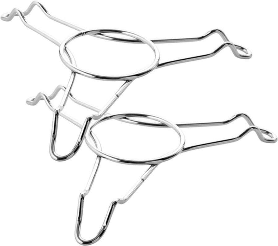 Stoomrek voor Koken 2 Stuks Roestvrij Staal Multifunctionele Keukengerei