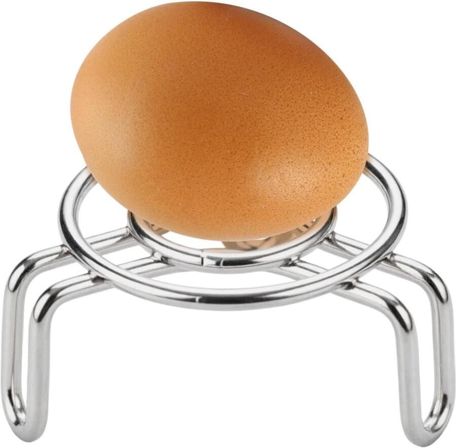 Stoomrek Voor Pannen Mini Stoomrekje Kookstandaard Gezond Koken Roestvrijstalen Constructie 6x6cm Zilver