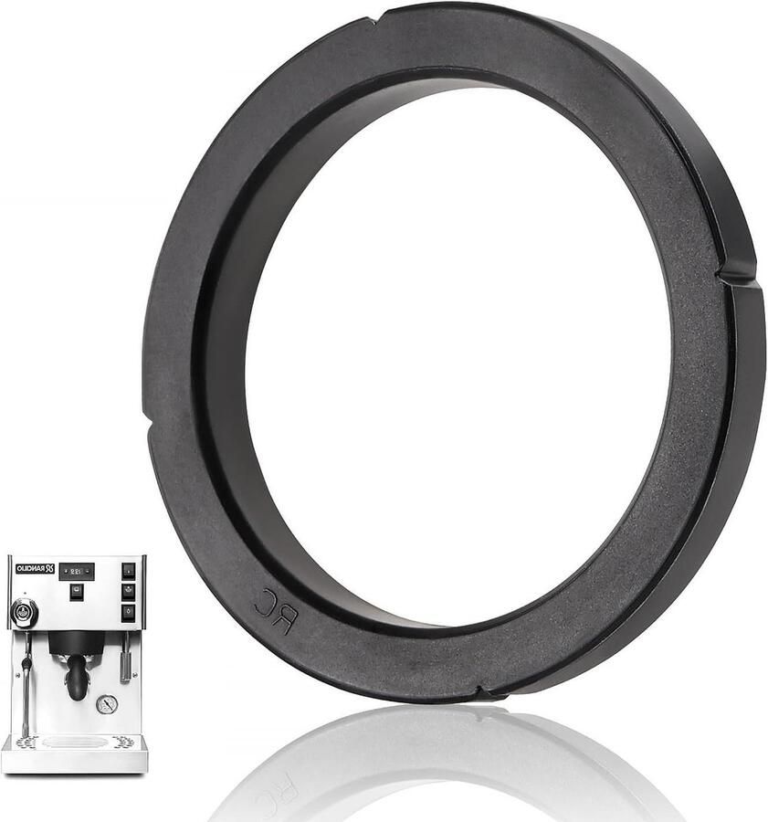Stoomring Afdichtring Espressomachine Onderhoud Hittebestendig Siliconen 73.5mm Buitendiameter Zwart