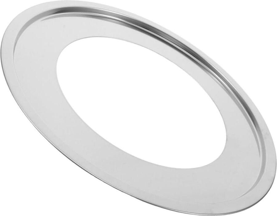 Stoomring RVS Keuken Accessoire Koken en Stomen Ruimtebesparend Ontwerp 24.5 cm Zilver - Foto 2