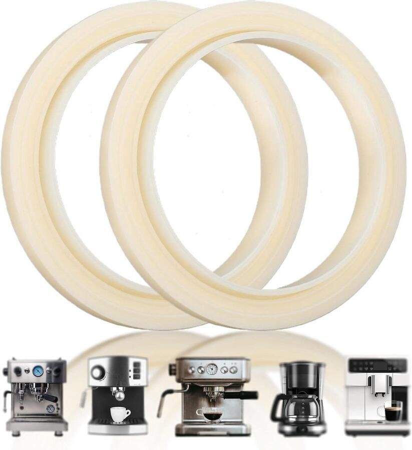 Stoomringen Groepskoppakking Espresso Apparaat Onderhoud Hoge Kwaliteit Siliconen 54mm Diameter Zwart