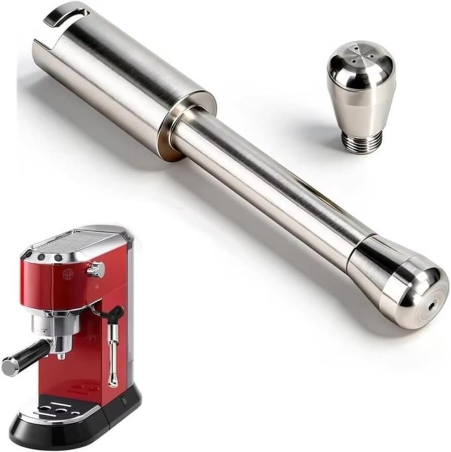 Stainless Steel Stoomspuitmond voor Koffiemachines Vervangend Onderdeel met Rubber Ringen voor Optimale Koffiebereiding