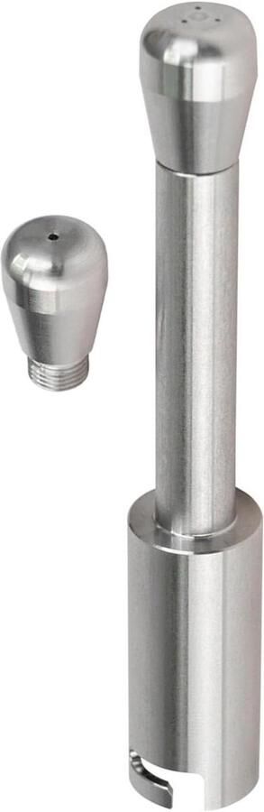 Stoomsproeier Koffiemachine Melkschuimer Accessoire Koffie Bereiden Roestvrij Staal Ontwerp 10.8 cm Zilver