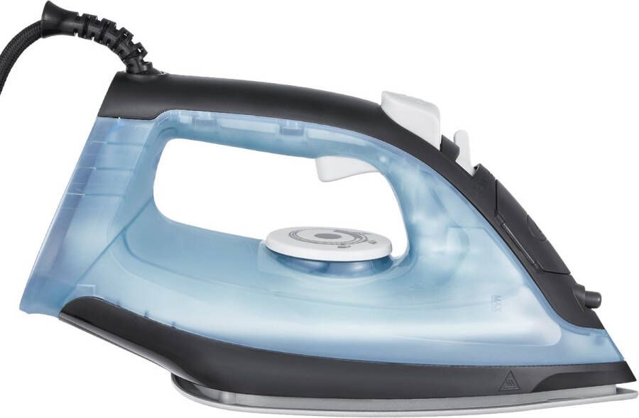 Stoomstrijkijzer 1600 W voor Efficiënt Strijken van Kleding Automatische Uitschakeling Zelfreinigend vier Temperatuurinstellingen Snel Opwarmen