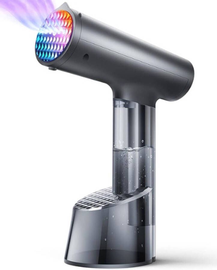 Stoomstrijkijzer Handheld Draagbare Kreukverwijderaar Kleding Snel Opwarmen In 20 Seconden Kledingstomer Grote 300ml Afneembare Watertank 1400 W Vermogen Grijs