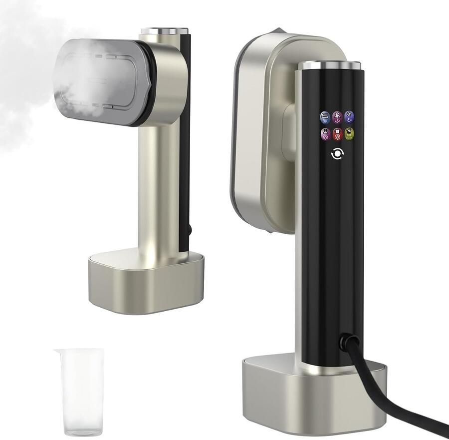 Stoomstrijkijzer reisstomer met lcd-scherm 15 seconden snel opwarmen 1300 W 4 stoommodi ShopVlot
