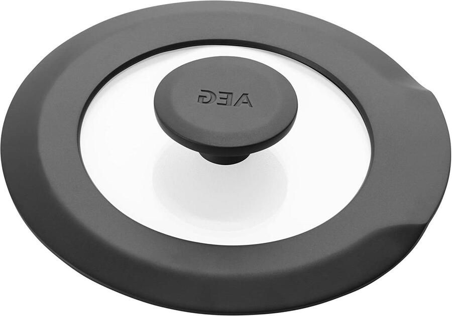Stoomventiel deksel Pan deksel Koken met stoom Verstelbaar ventiel 16-18 cm Zwart