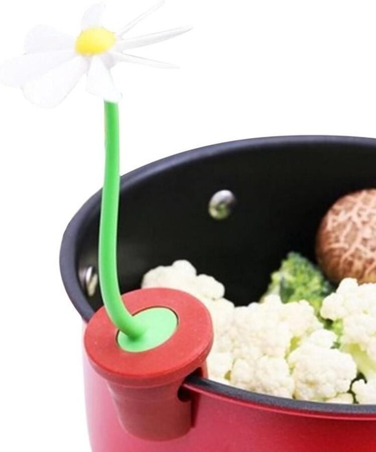 Stoomverwijderaar Kookhulp Voor veilig koken Bloemdesign 59 x 26 cm Multi