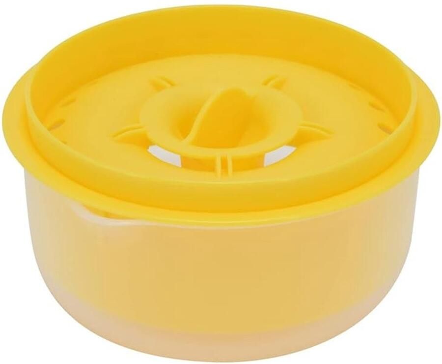 Store_7 Eierscheider Mini Eierscheider Eenvoudig Scheiden van Eieren Eierscheider voor Koken Keukenaccessoire Geschikt voor Eieren Geel