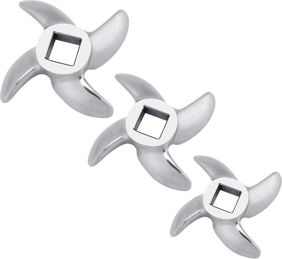 Allecto Vleesmolen Mes Cutter Roestvrijstalen Vervangingsmes Duurzaam en Langdurig Geschikt voor Vleesmolen Maten Perfect voor