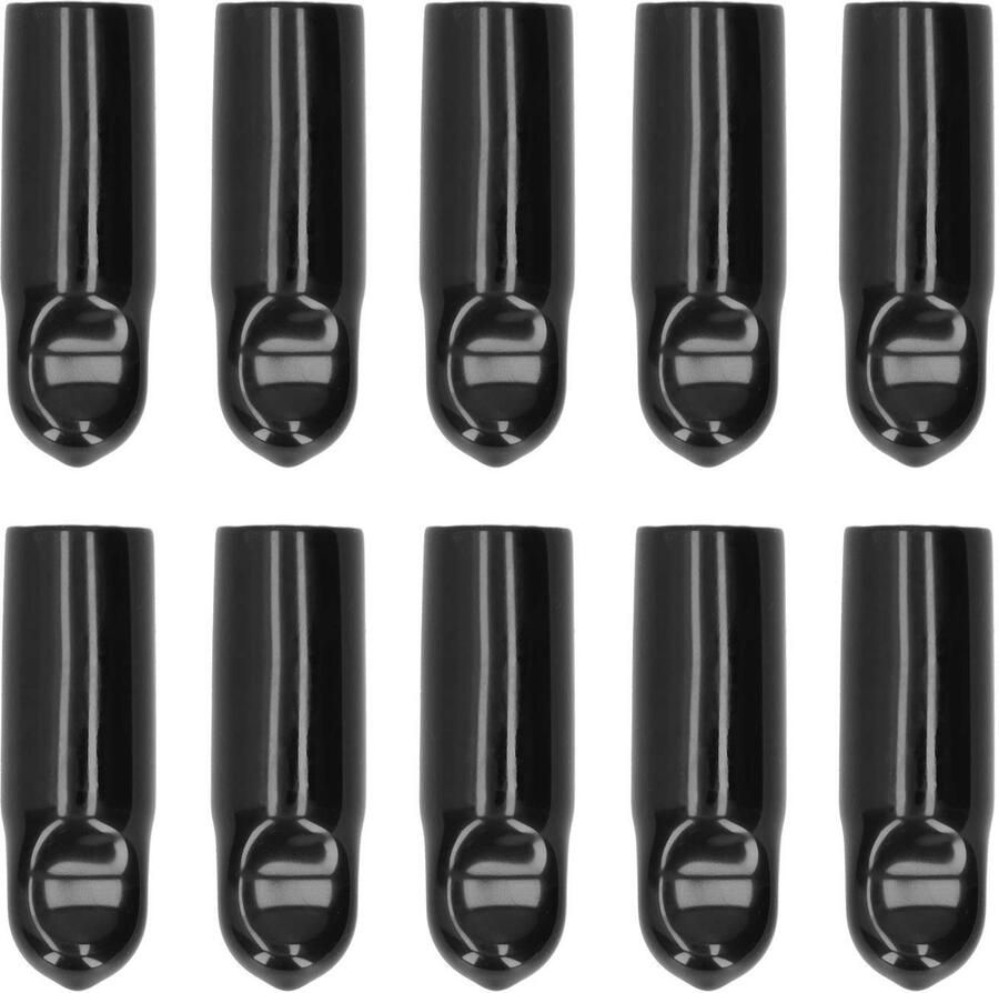 Allecto Bier Tap Covers Beschermkap voor Tapkranen Rubber Zwart Tapkranen Bescherming Ideaal voor Feesten 10 Stuks