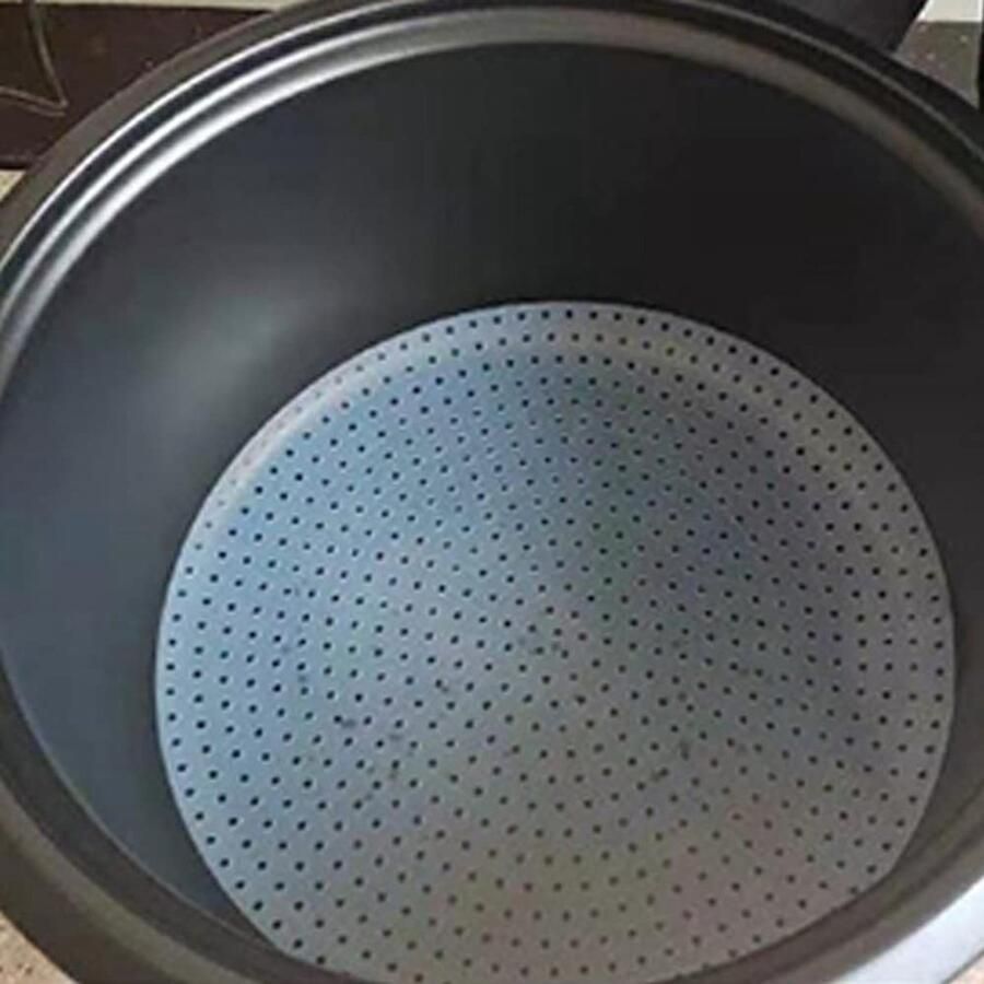 Allecto Rijstkoker Siliconen Mat Hittebestendig en Duurzaam Wit Brandwerende Pad Voor Commerciële Rijstkokers 30cm