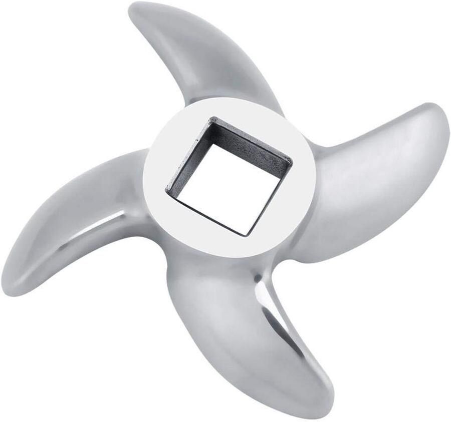 Allecto Vervangingsmes voor Vleesmolens Staal Duurzaam en Sterk Groene Kleur Voor Vlees Fruit en Groenten Geschikt voor alle Vleesmolens