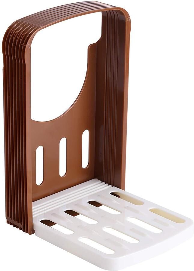 Store_9 Broodsnijmachine Handmatige snijder Opvouwbaar en antislip Compact formaat Dikke snijkanten Geschikt voor thuisgebruik 22 x 1