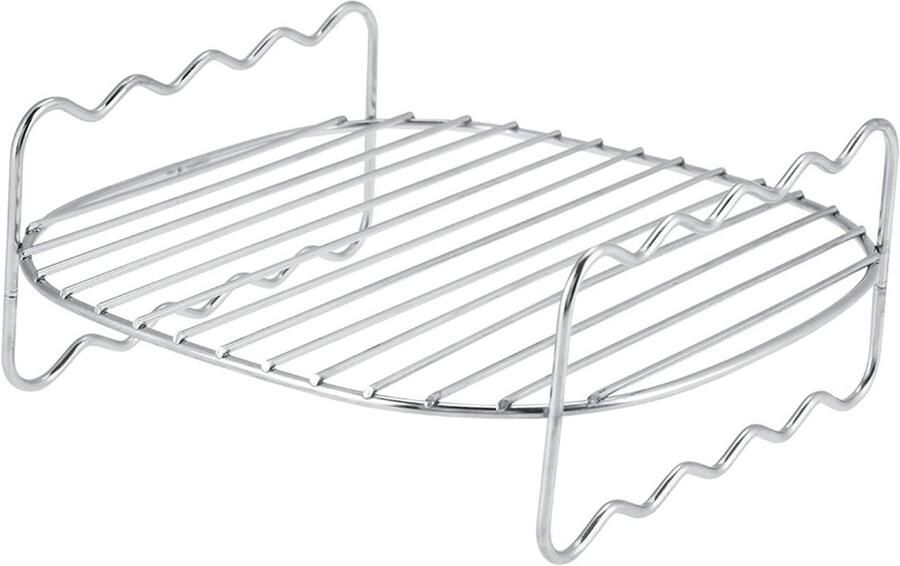 Store_9 Hot Air Fryer Grill Vervangingsaccessoires Dubbele Laag Bakrek Geschikt voor HD9225 HD9920 HD9231 HD9233 Verbeterde Bakresultaten