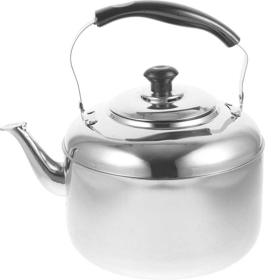Allecto Waterkoker Kettle Ergonomisch Handvat Koffiepot Inductie en Gas Camping en Thuisgebruik