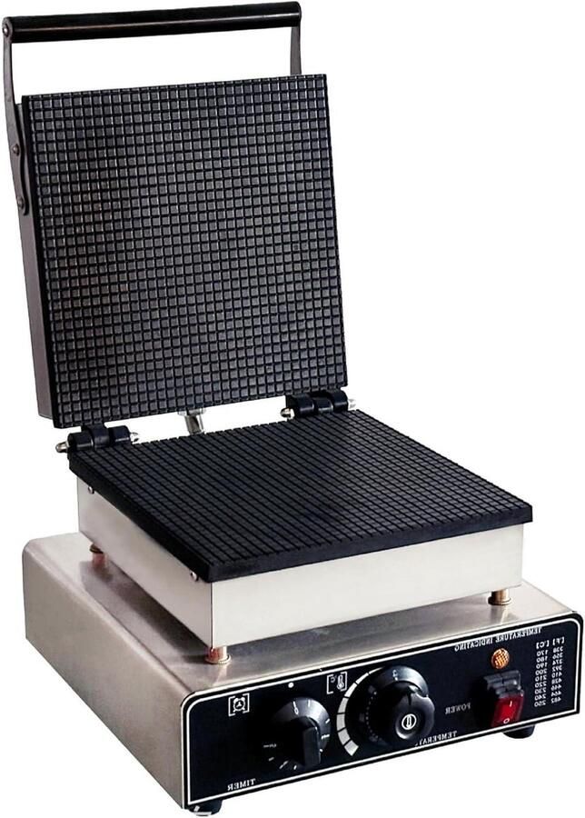 Wafelijzer Hoornmaker Apparaat Koken Desserts Maken Dubbelzijdig Verwarmen 25x36x26 cm Multicolor