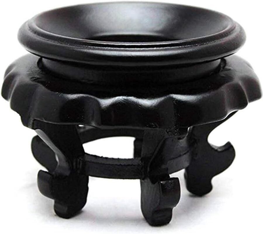 Eierhouder Basis standaard Decoratieve presentatie Voor grote eieren 10 cm breed Zwart