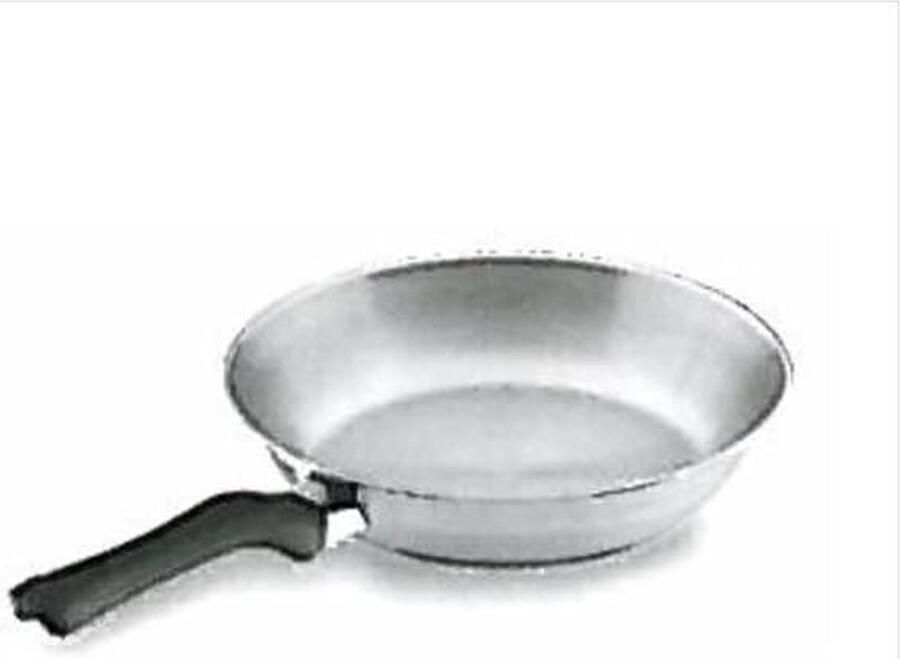 Studie Koekenpan RVS Koken in de Keuken 18 10 Roestvrij Staal 28 cm Zilver