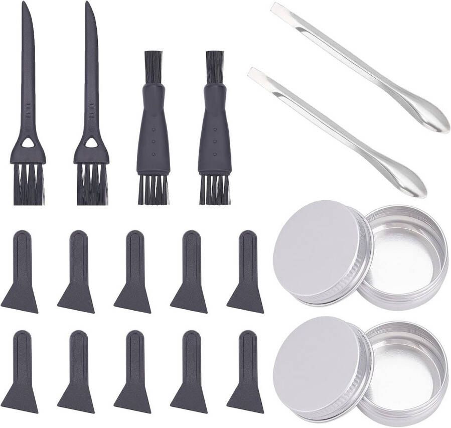 Stuifmeelschrapers Kit voor Grinder met Schrapers Borstels en Lepels Onderhoudsset voor Kruiden Grinder