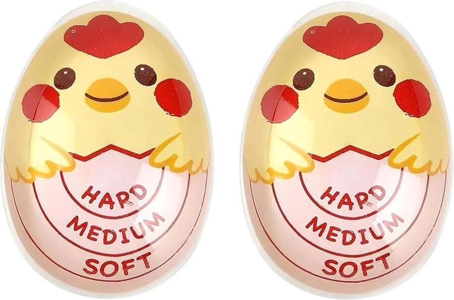 Stuks eierwekker kleurveranderende elektrische eierwekker herbruikbare eierkoker eierkookindicator voor zachte middelharde eieren