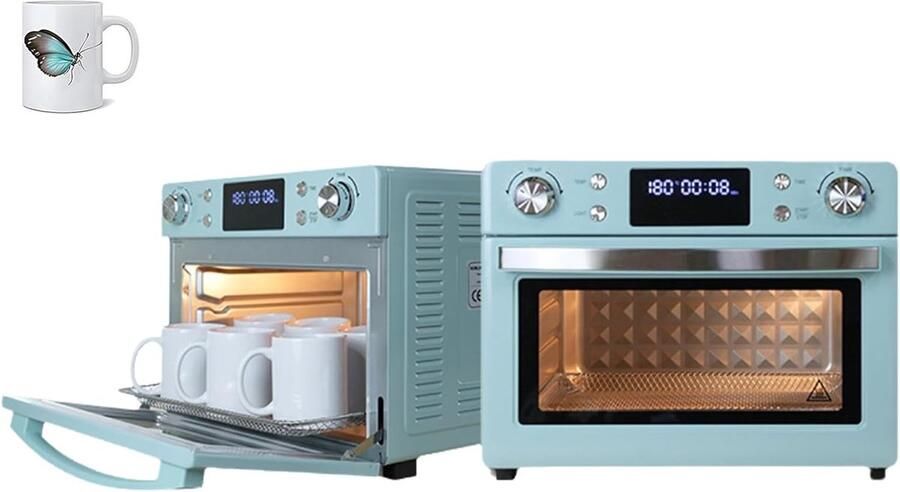 Sublimatie Oven Hete Lucht Oven Ambachten Bedrukken 360 Graden Verwarming 30 Liter Blauw