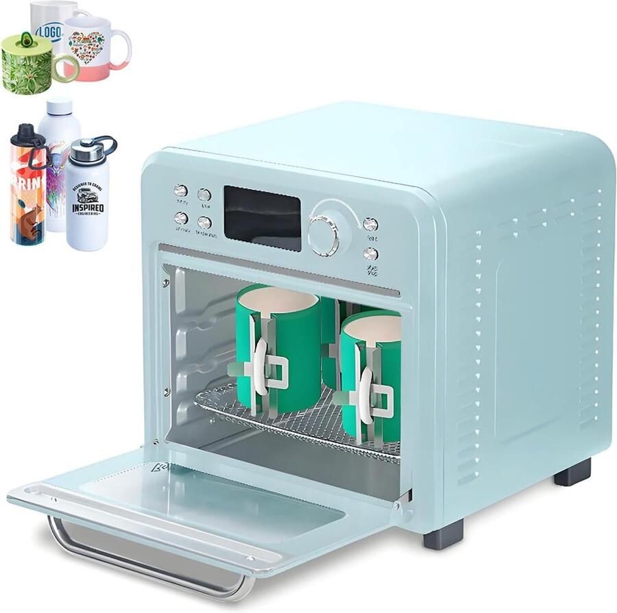 Sublimatie Oven Hittepers Machine Mokken Bedrukken 360 Graden Verwarming 30 Liter Inhoud