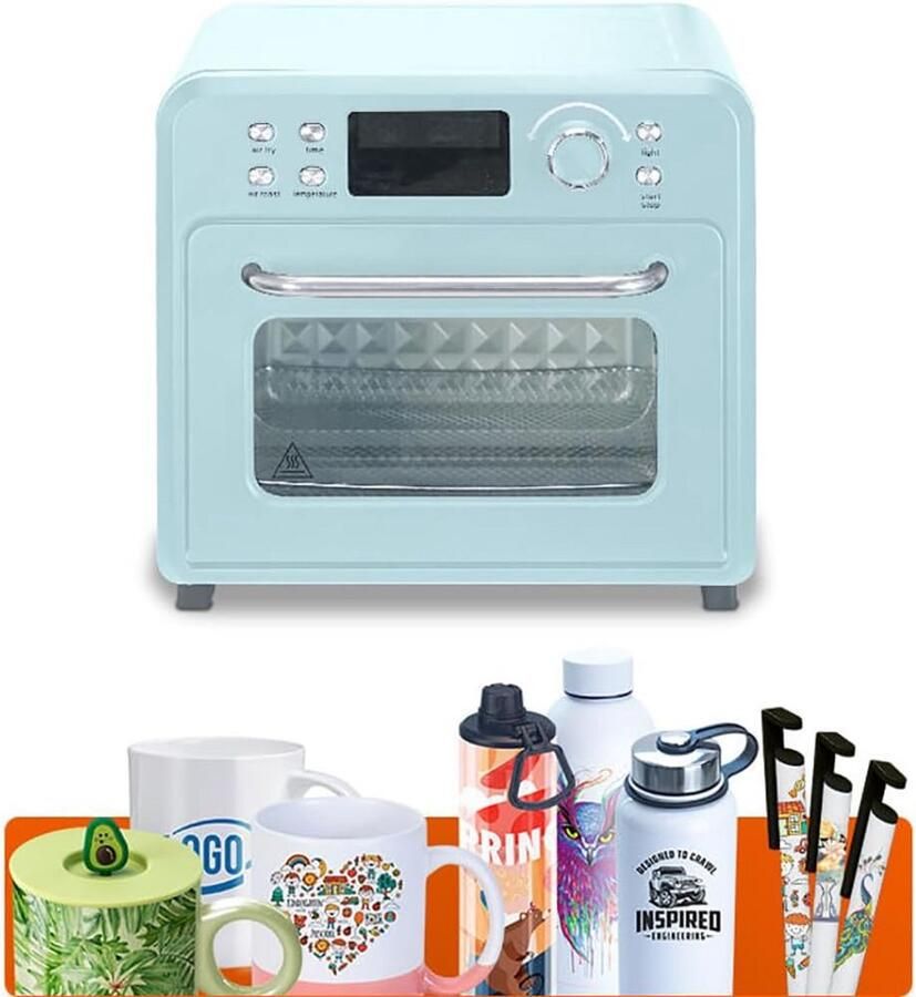 Sublimatie Oven voor Mokken Bekers en Waterflessen Grote Capaciteit Hittepers