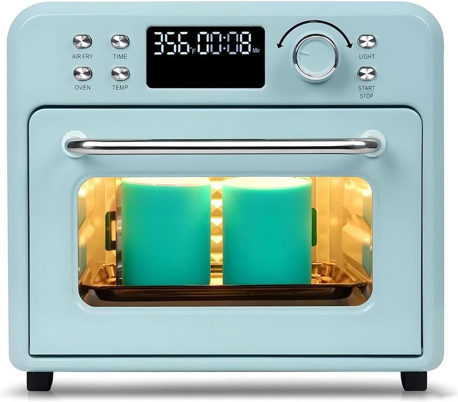 Sublimatieoven Heteluchtoven Bekers Bedrukken 360 graden verwarming 16 liter capaciteit Blauw