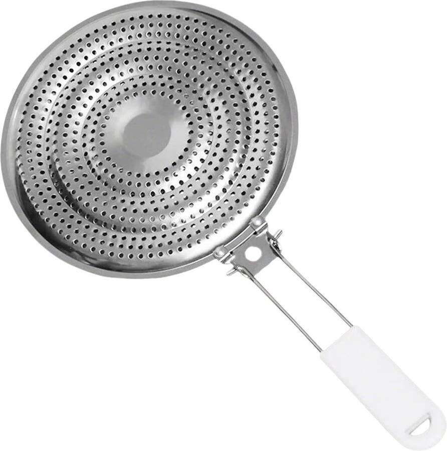 Warmteverspreider Sudderplaat fornuis Gelijkmatig koken Roestvrij staal 20 cm breed Zilver
