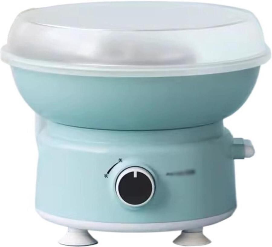 Suikerspin Machine Mini Apparaat Feestelijke Traktaties Volautomatisch 29.5 cm Blauw