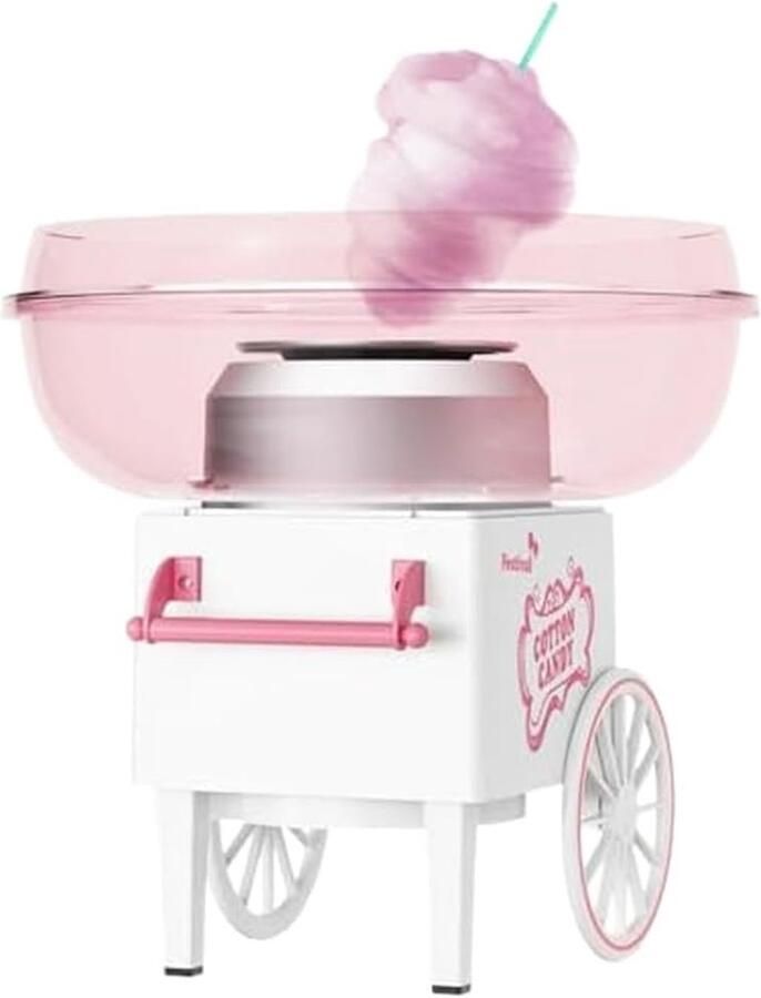 Suikerspin Machine Suikermachine Feestjes Thuis Eenvoudige Reiniging 29 x 15 x 13 cm Roze