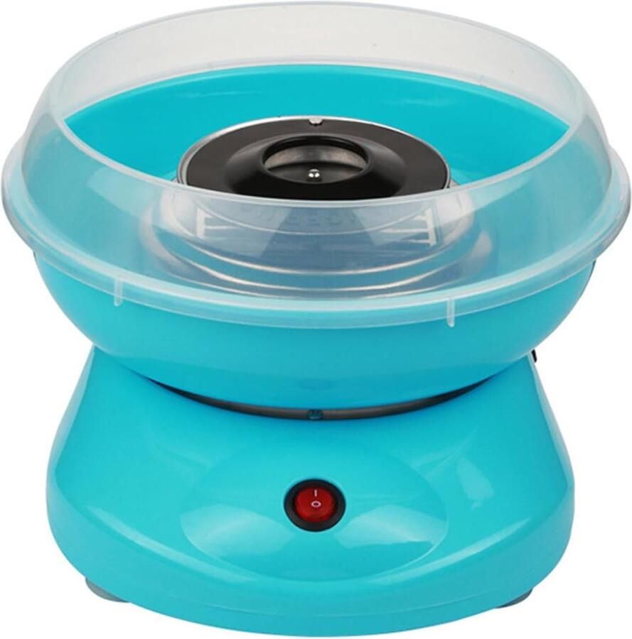 Suikerspin Machine Thuis Maken Feestjes Thuis Eenvoudige Bediening 25x25x18cm Blauw