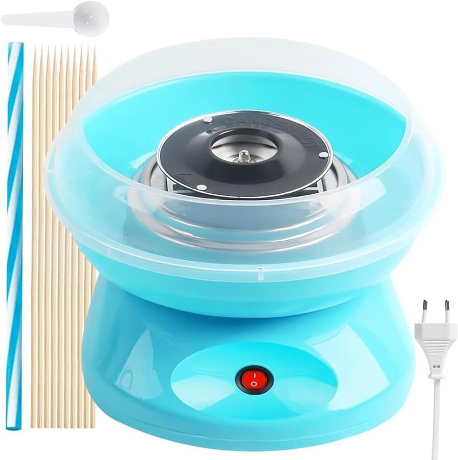 Suikerspinmachine 450 W draagbare retro suikerspinmachine voor verjaardag verschillende feesten eenvoudig te bedienen en eenvoudig