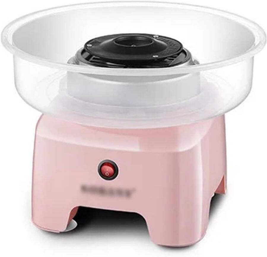 Suikerspinmachine Apparaat Feestjes Thuis Automatische Werking Compact Formaat Roze