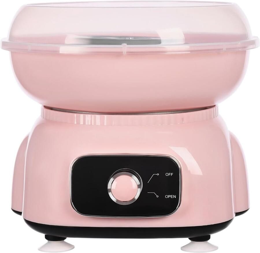 Suikerspinmachine Mini machine Thuis feestjes Snel opwarmen 22 x 20.8 x 23 cm Roze
