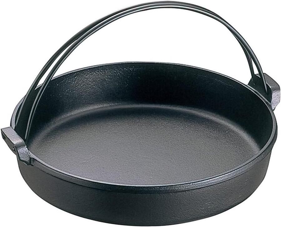 Sukiyaki Nabe Pot Hot Pot Pan Japanse Maaltijden Koken Roestbestendig Nambu IJzer 26 cm Zwart