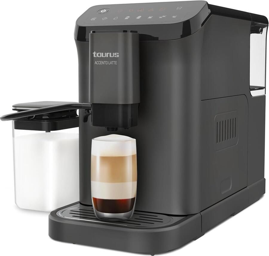 Superautomatisch Koffiezetapparaat Espresso Cappuccino Machine Verse Koffie Maken Geïntegreerde Melkopschuimer 15 Liter Zwart