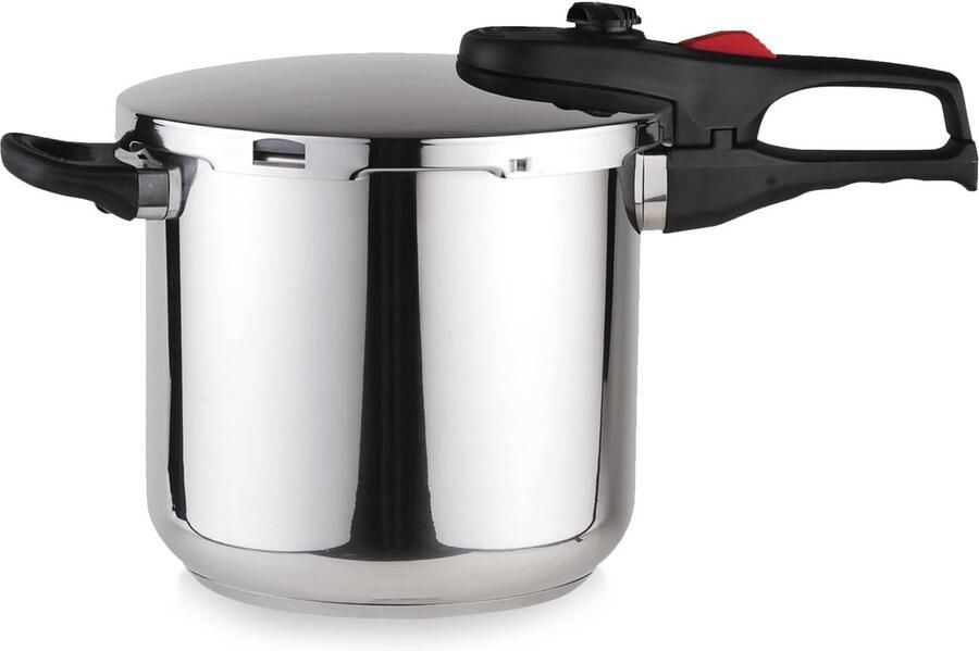 Snelkookpan Drukpan Snel Koken 5 Veiligheidssystemen 8 Liter Roestvrij Staal