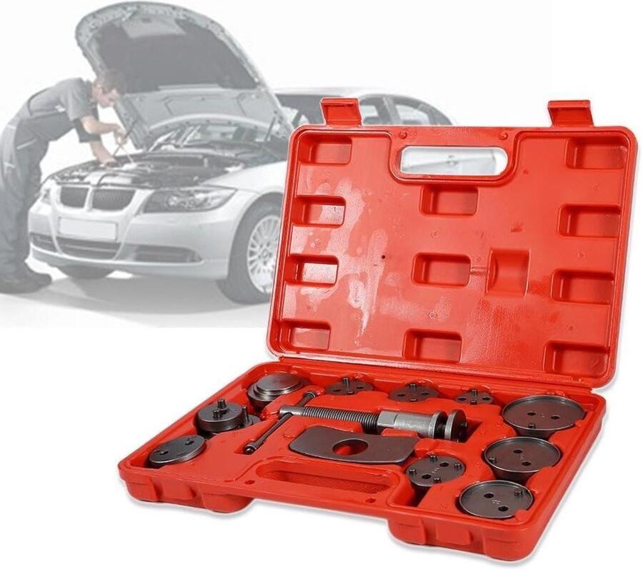 Supfine 13pcs Brake Piston Reset Right Thread Spindle Red Black Random