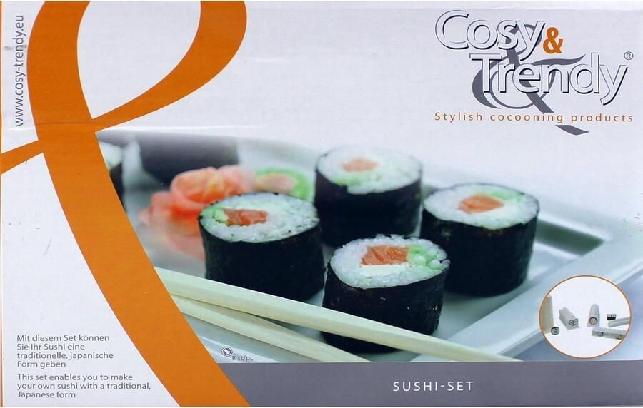 Sushi Bereidingsset Maak Sushi Thuis Keuken Gadget 8 Delige Set 21 x 15 x 8.5 cm