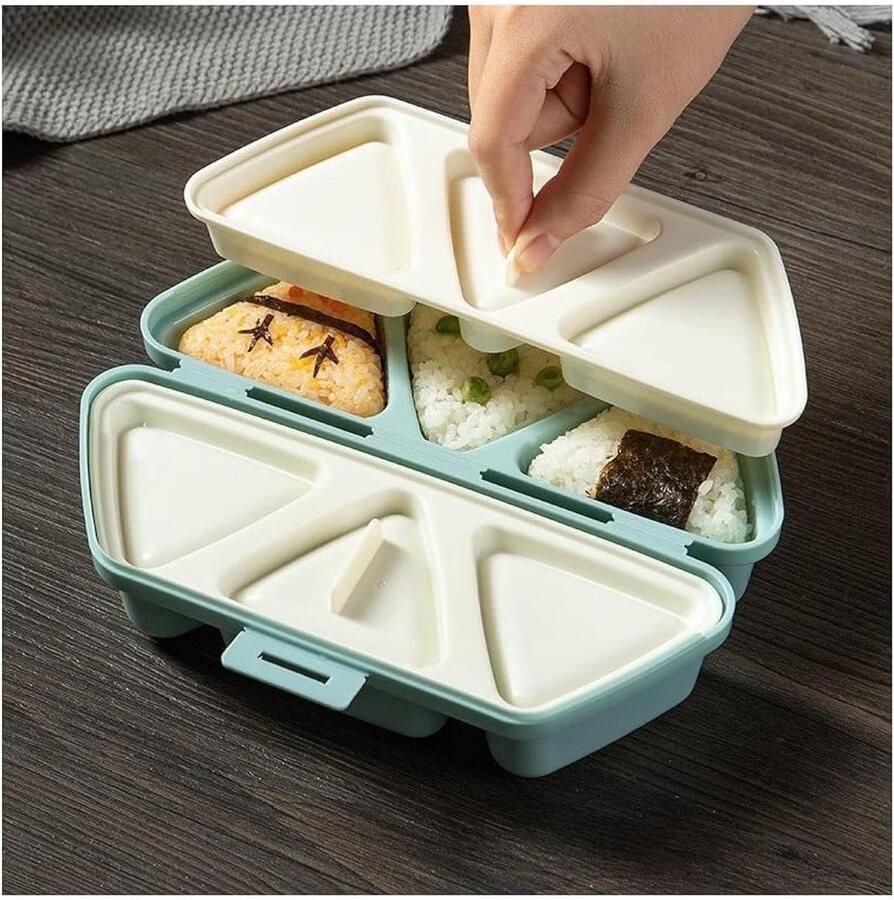 Sushi Mal voor 6 Rijstballen Non-stick Onigiri Maker