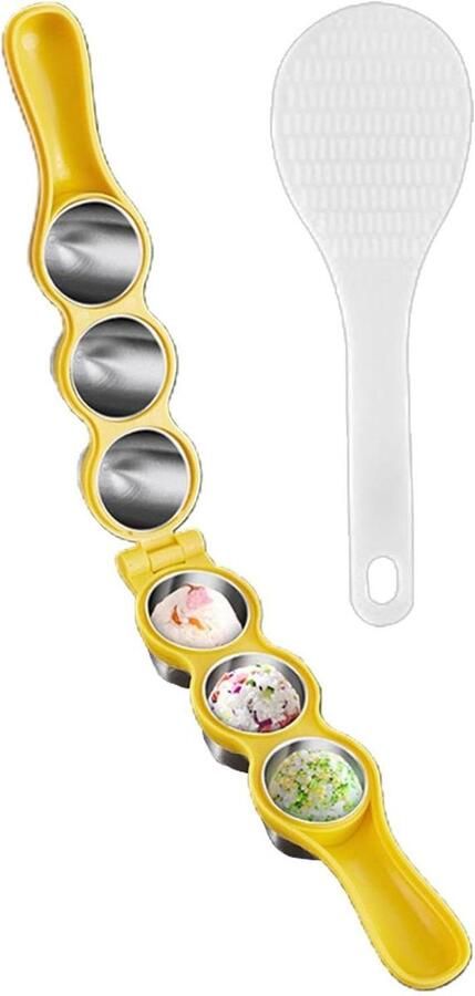 Sushi mal set Rijstbal vorm DIY Sushi maken Corrosiebestendig staal 18 x 6.5 x 3 cm