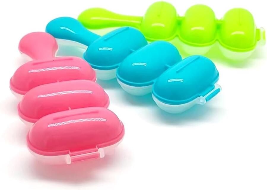 Sushi Rijstvorm Rijstbalmaker Zelf Sushi Maken Compact en Ruimtebesparend 3 Stuks Blauw Groen Roze