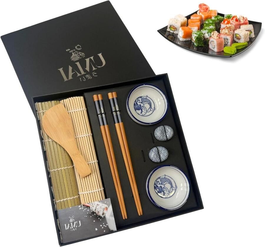 Sushi Set Sushi Maker Kit Thuis Sushi Maken LFGB Gecertificeerd 26 x 24.5 cm Niet gespecificeerd